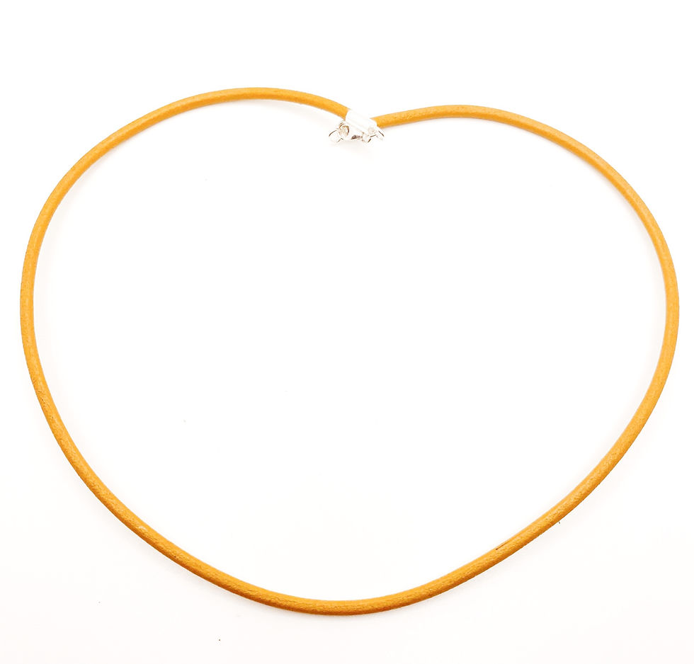 Thumbnail: Leather necklace 3 mm