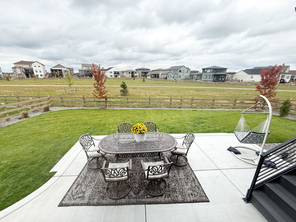 Outdoor patio filming location near Fort Collins for video and photography shoots