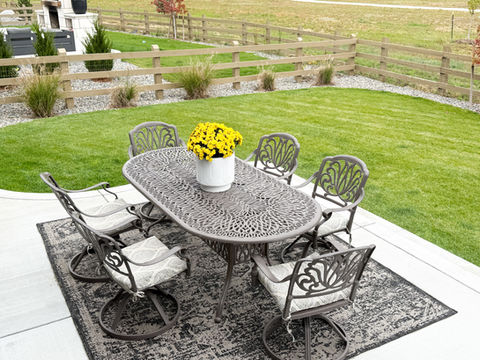 Outdoor patio filming location near Fort Collins for video and photography shoots