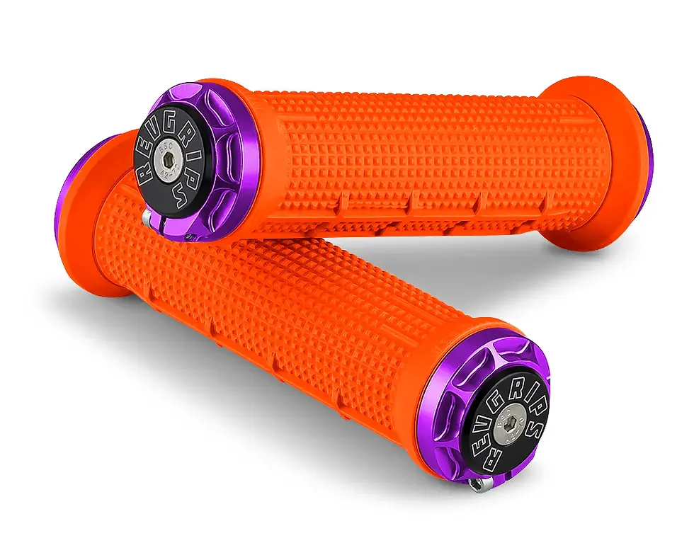 Thumbnail: Rev Grips-Pro Series Standard Grip System Half Waffle-Neon Orange