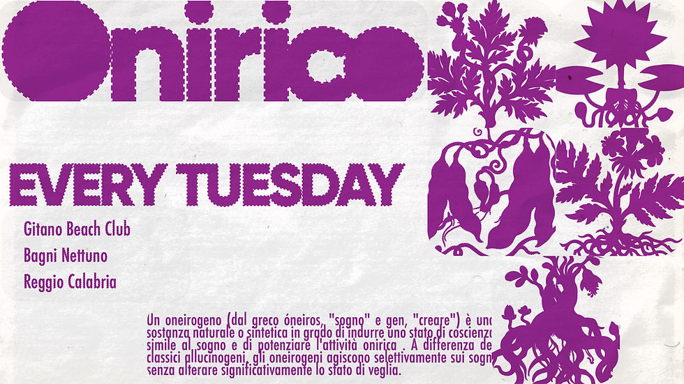 ONIRICO - special guest IDRISS D