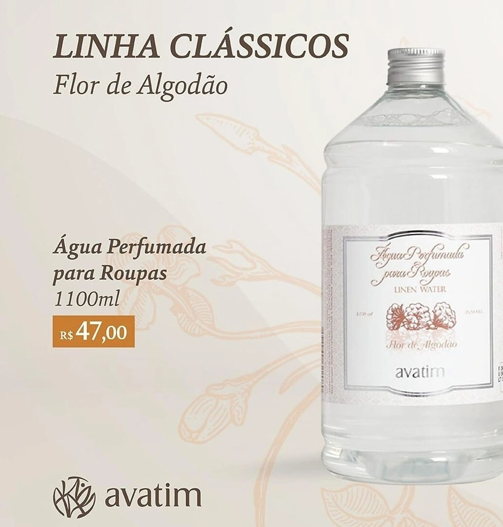 Água Perfumada para roupas Flor de algodão Avatim