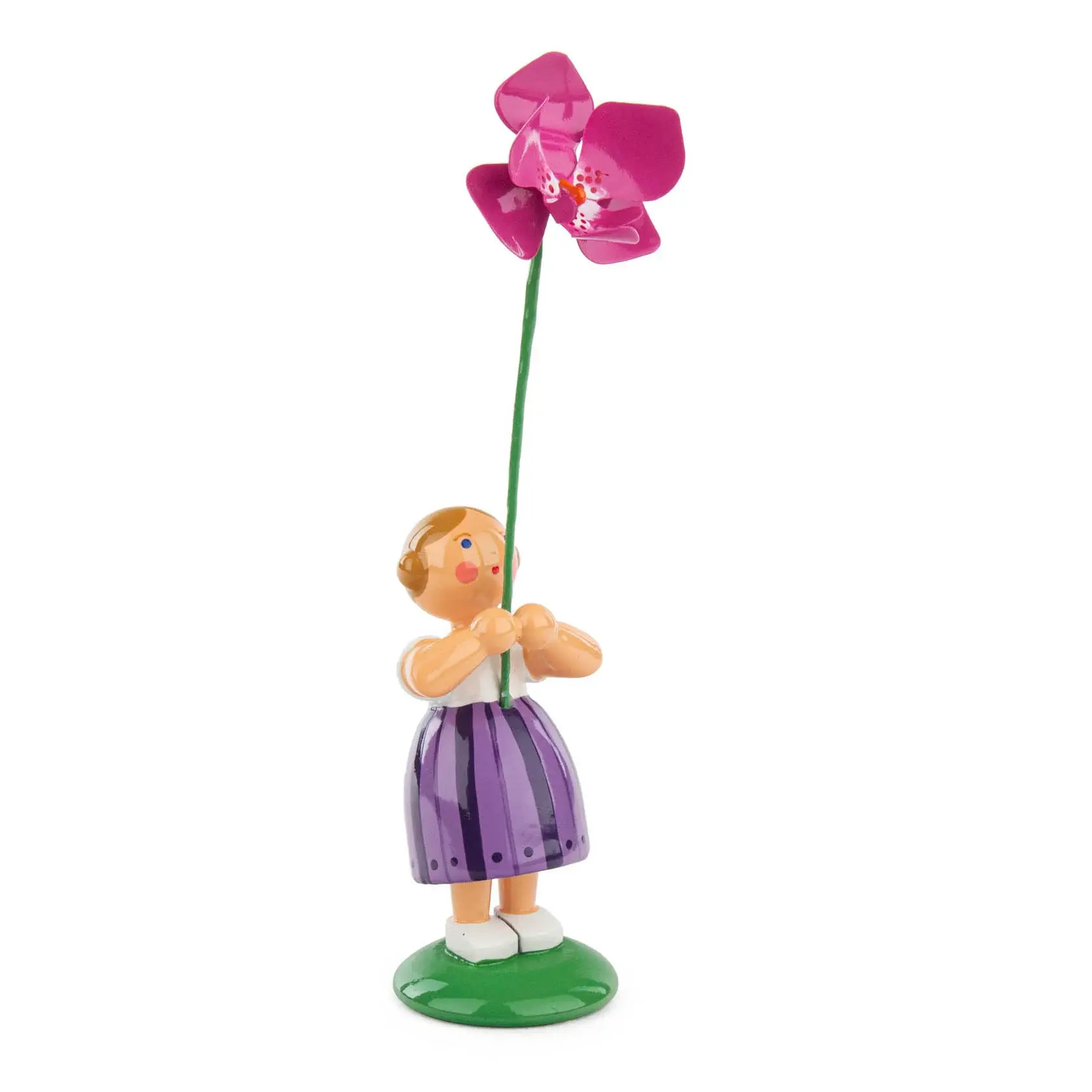 Pink Orchid Flower Girl