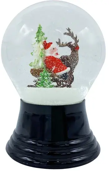 Medium Santa's Sleigh Snowglobe