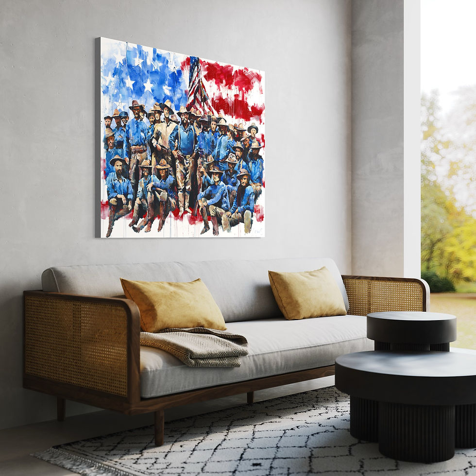 Thumbnail: Rough Riders Limited Edition Print