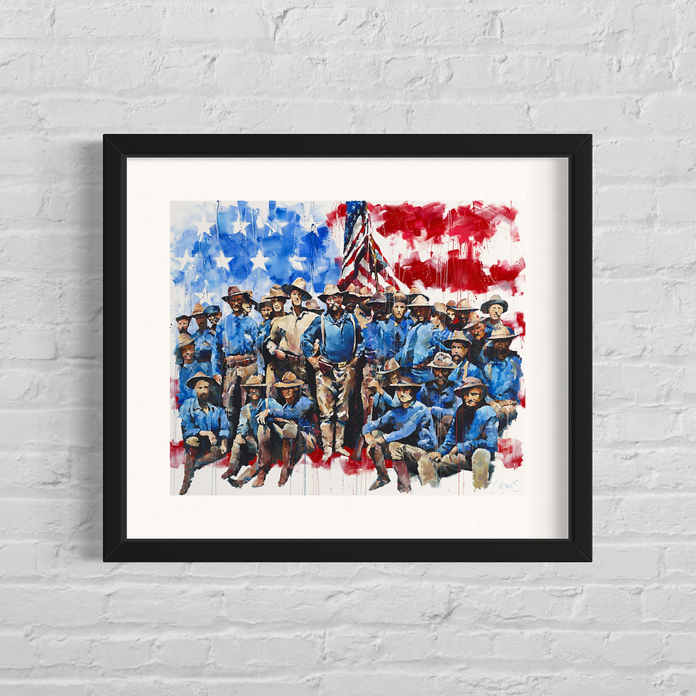 Thumbnail: Rough Riders Limited Edition Print