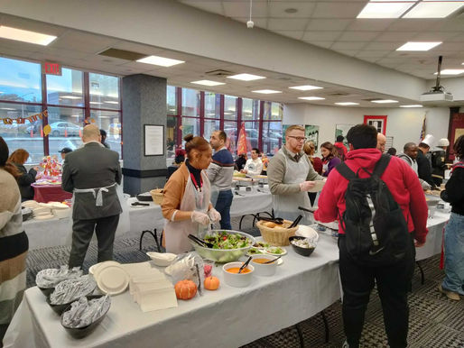 The Thanksgiving Luncheon At PCCC by Paul Angel Perdomo