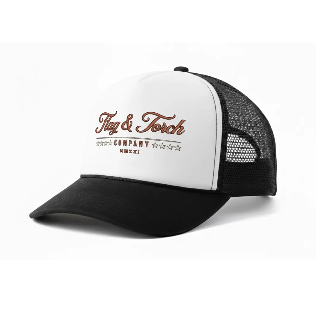 Flag & Torch - Trucker Hat