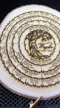 Thumbnail: Wagler Family Tree Plaque