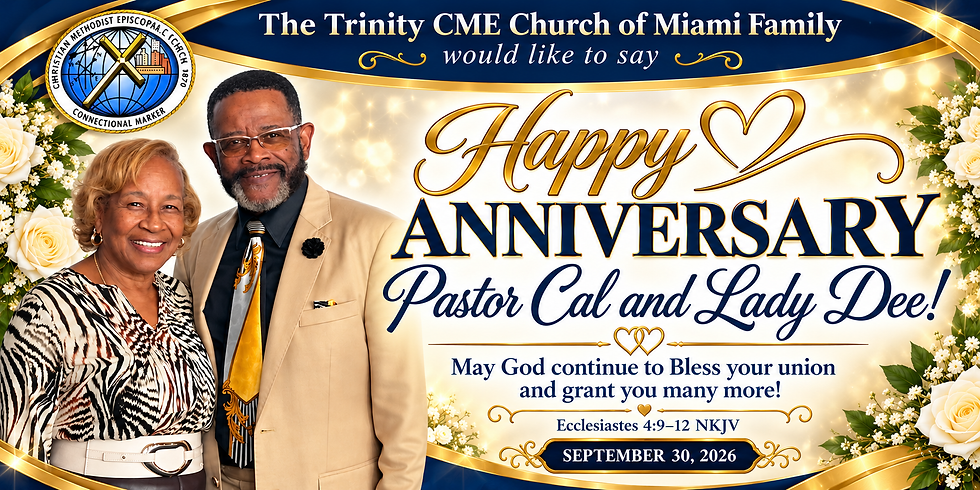 Happy Anniversary- Pastor&LadyDee