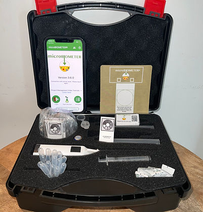 micro bioMeter Starter-Kit all you need to test your soil on site - making soil analysis SMART.