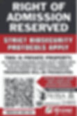 Biosecurity Protocol sign