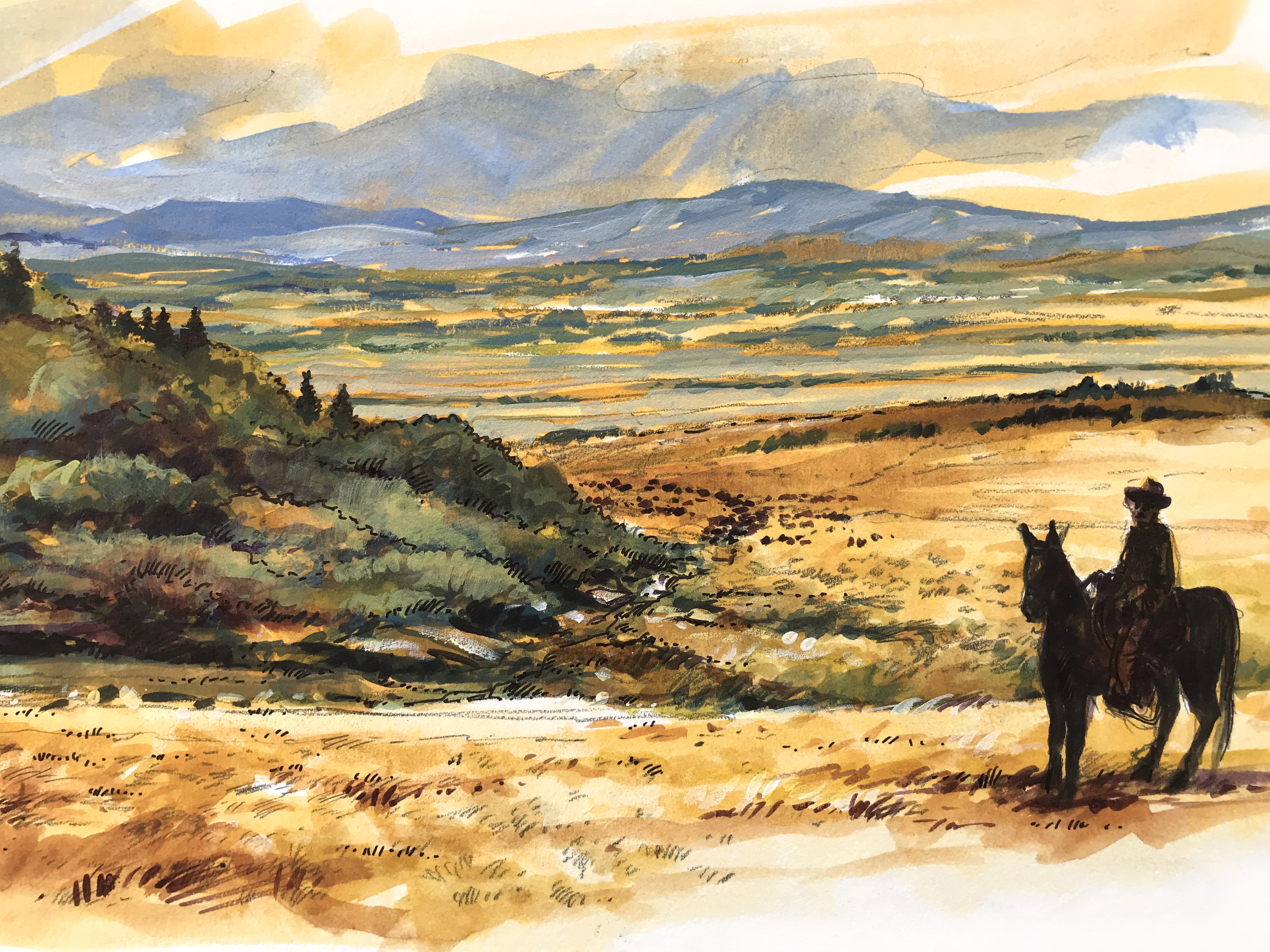 "Bar U Ranch Landscape"