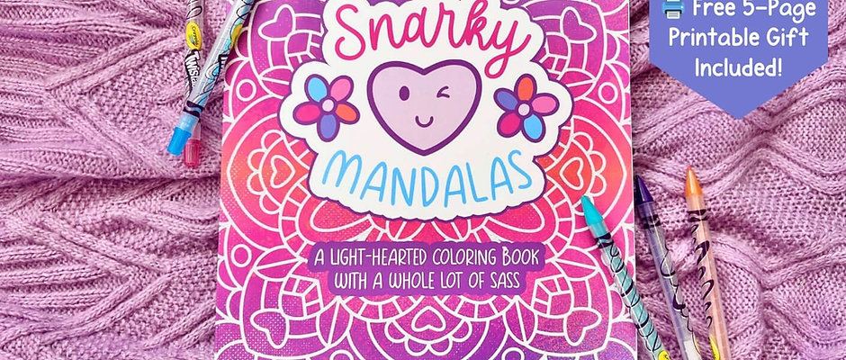 Snarky Mandalas Coloring Book