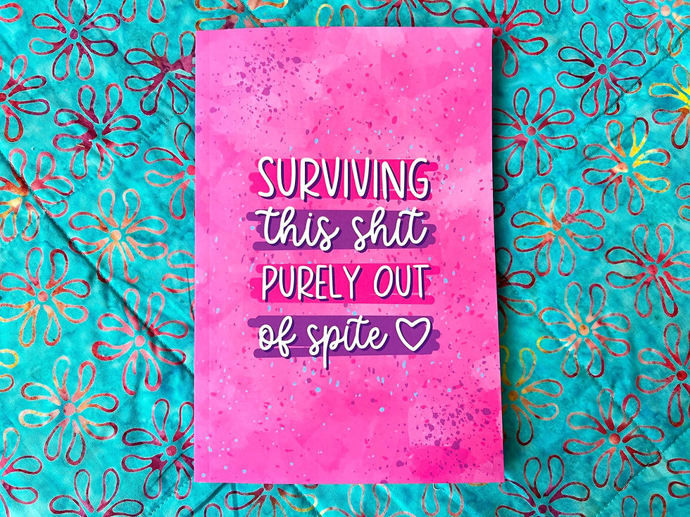 Surviving this shit snarky notebook front