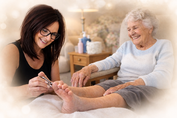 Blended Lady getting pedi.png