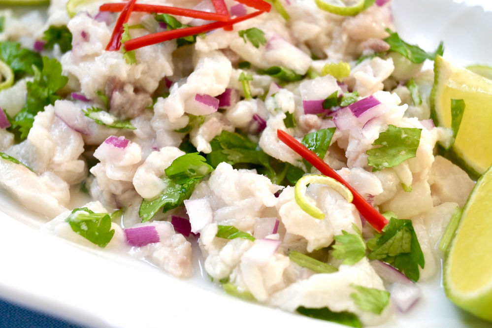 Sea Bream Ceviche with Tiger's Milk