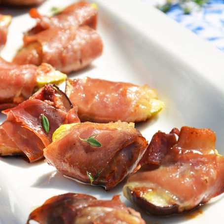 Prosciutto Wrapped Figs with Thyme & Honey