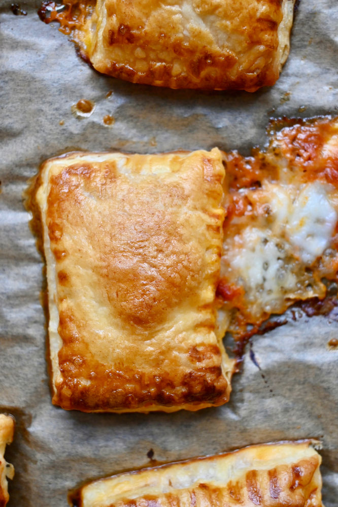 Puff Pastry Pizza Bites