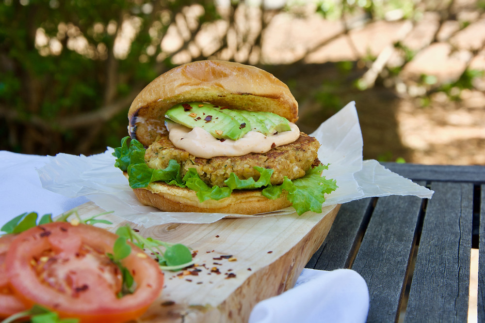 There's nothing like a flavorful veggie burger on a perfectly toasted brioche bun.