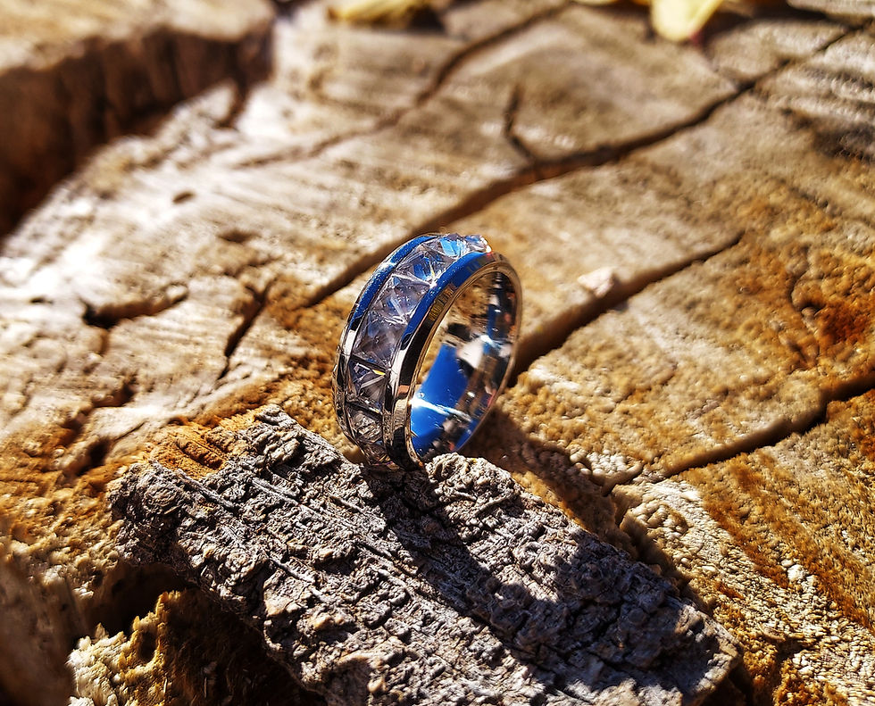 Thumbnail: Zircon Diamond Glow Ring