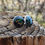 Thumbnail: Obsidian & Opal Stud Earring