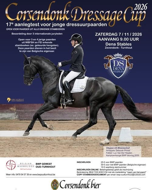 De Corsendonk Dressage Cup maakt zich klaar voor een nieuwe editie!