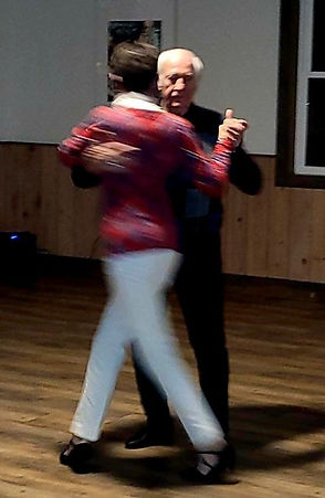Don and Chris dancing Argentine Tango at Christmas