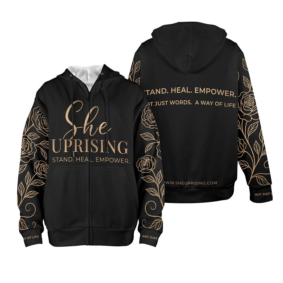 Thumbnail: She Uprising Women's Fleece-Lined Zip Hoodie