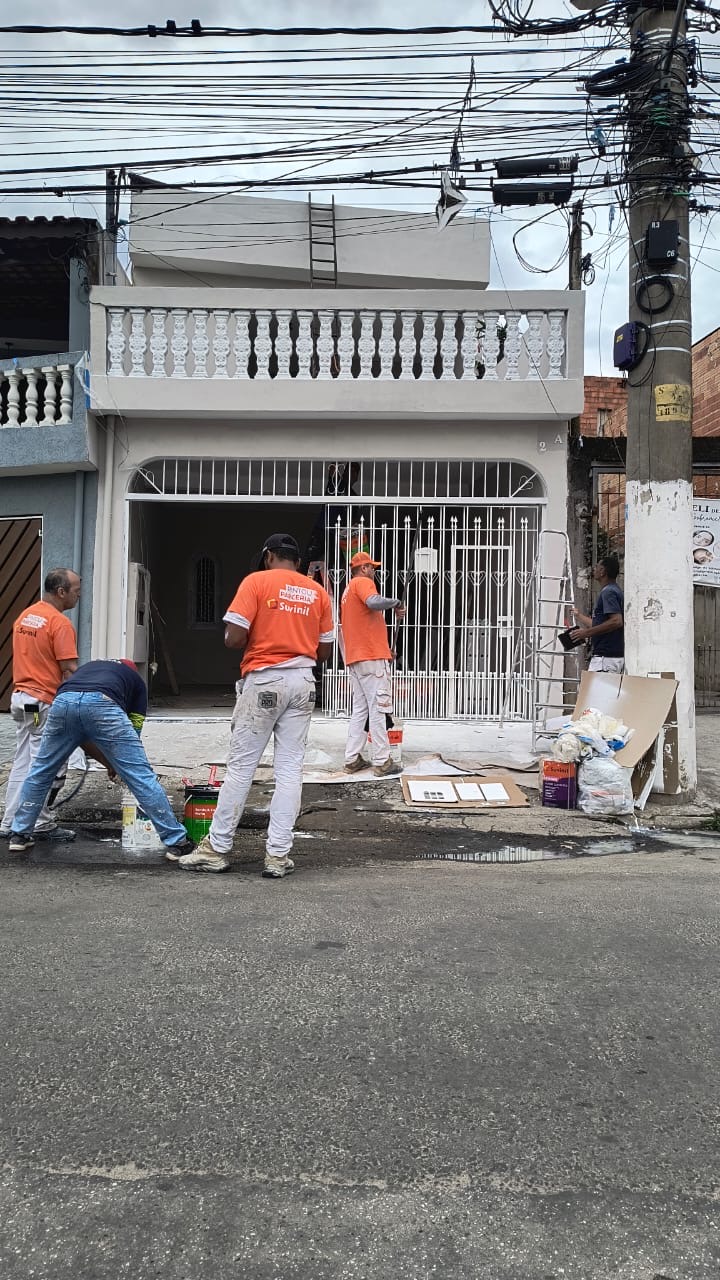 Movimento em Ação MBPM: Ação Social na Zona Leste SP Ganhou Cor e Vida com Pintores Profissionais