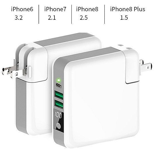 Miniatura: World Wide Multi-Power Gizmo With Wireless Charger And Stored Power Bank