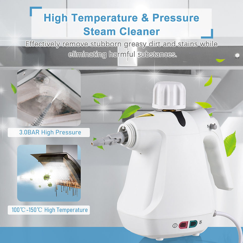 Limpador a vapor manual 12 em 1 de alta temperatura e pressão