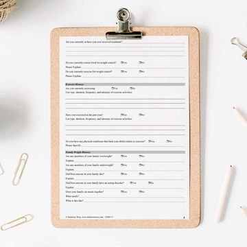Thumbnail: Adult MNT Questionnaire Form