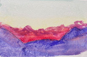 Ice Crystals, Telluride Sunset, Plein-Air, Telluride