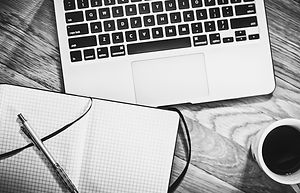 black-and-white-browsing-business-coffee
