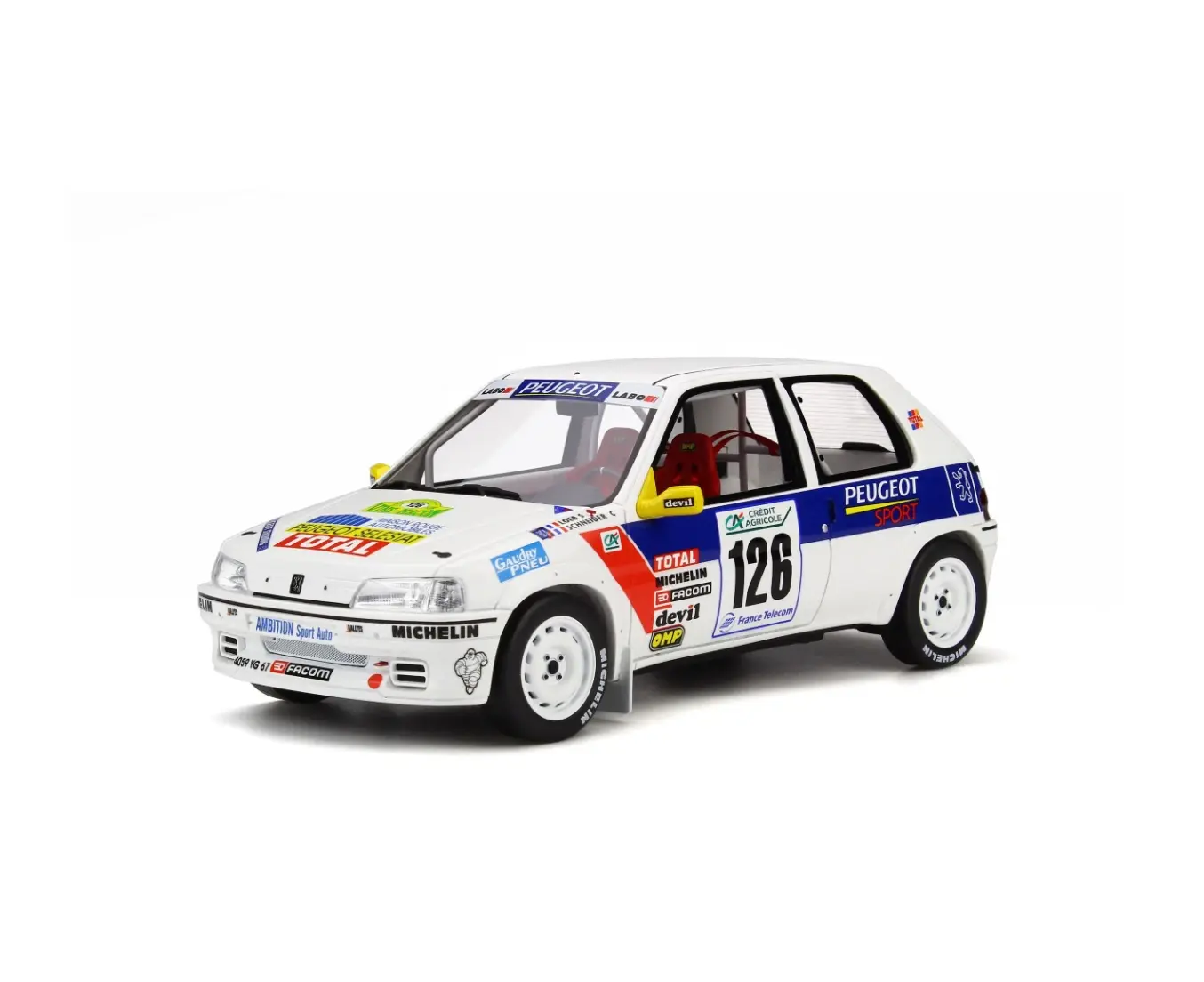 PEUGEOT 106 PH.1 RALLYE #126 GR.N VINS MACON - OTTOMOBILE
