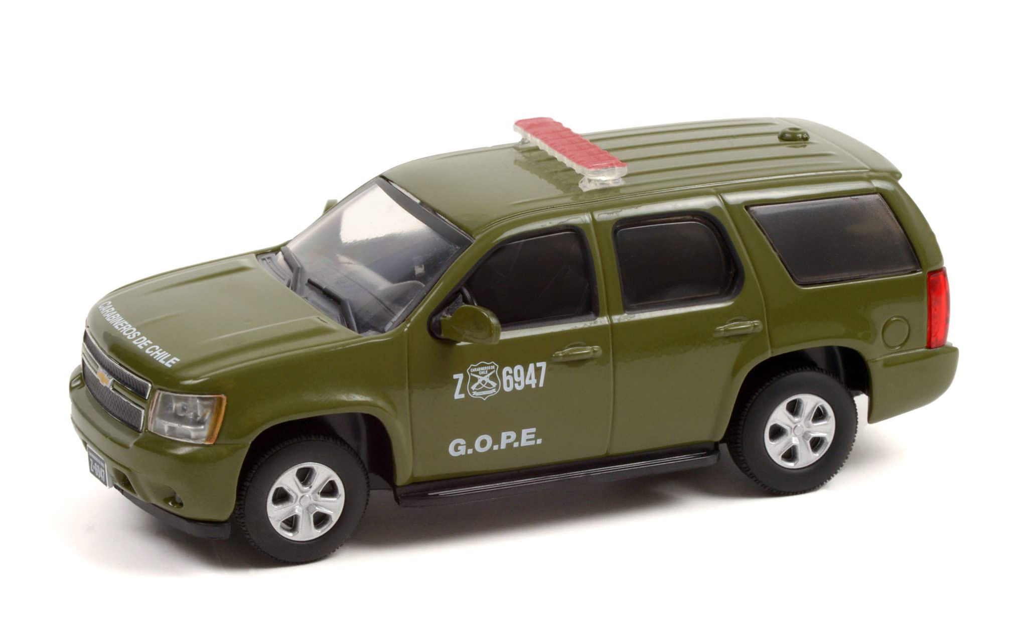 CHEVROLET TAHOE POLICE GOPE POLICE CARABINEROS DE CHILE - GREENLIGHT