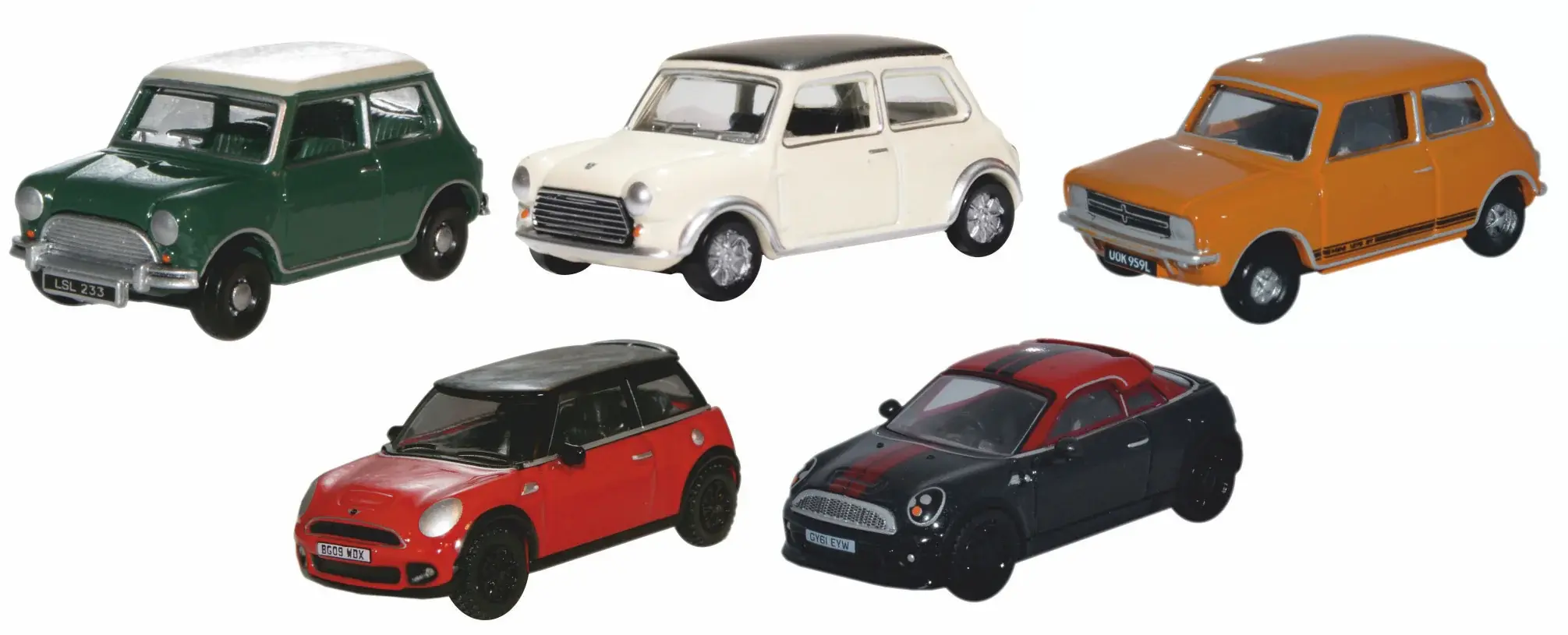 SET MINI CLASSIC COOPER S 1275GT NEW COUPE - OXFORD