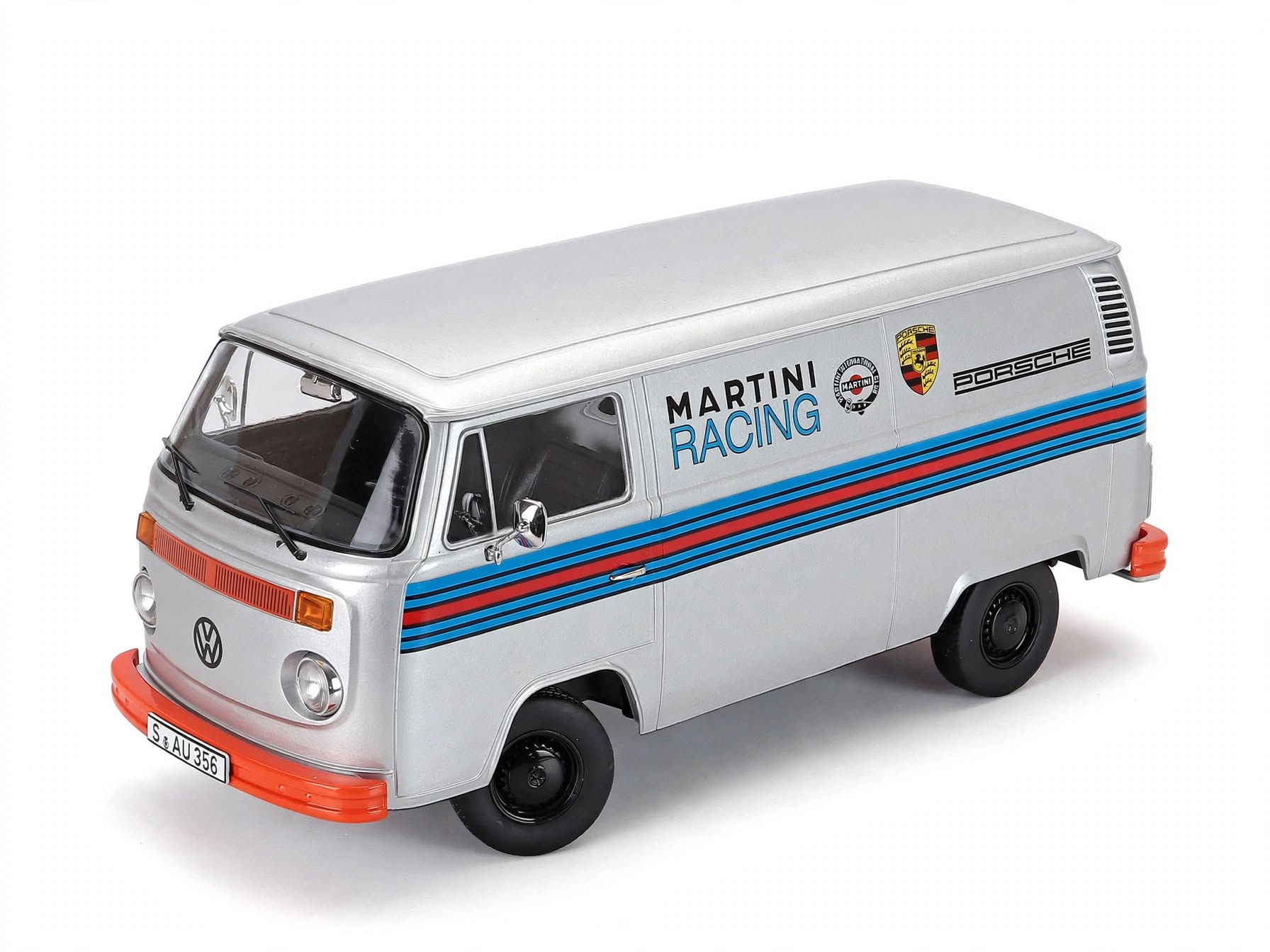 VOLKSWAGEN T2B DELIVERY VAN PORSCHE MARTINI RACING - KK SCALE