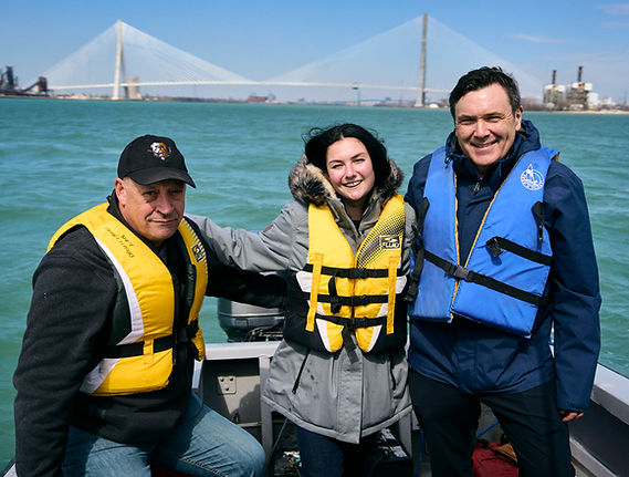 Steven W. Wilhelm,  Brittany N. Zepernick, R. Michael McKay, photo by The Daylight Award (