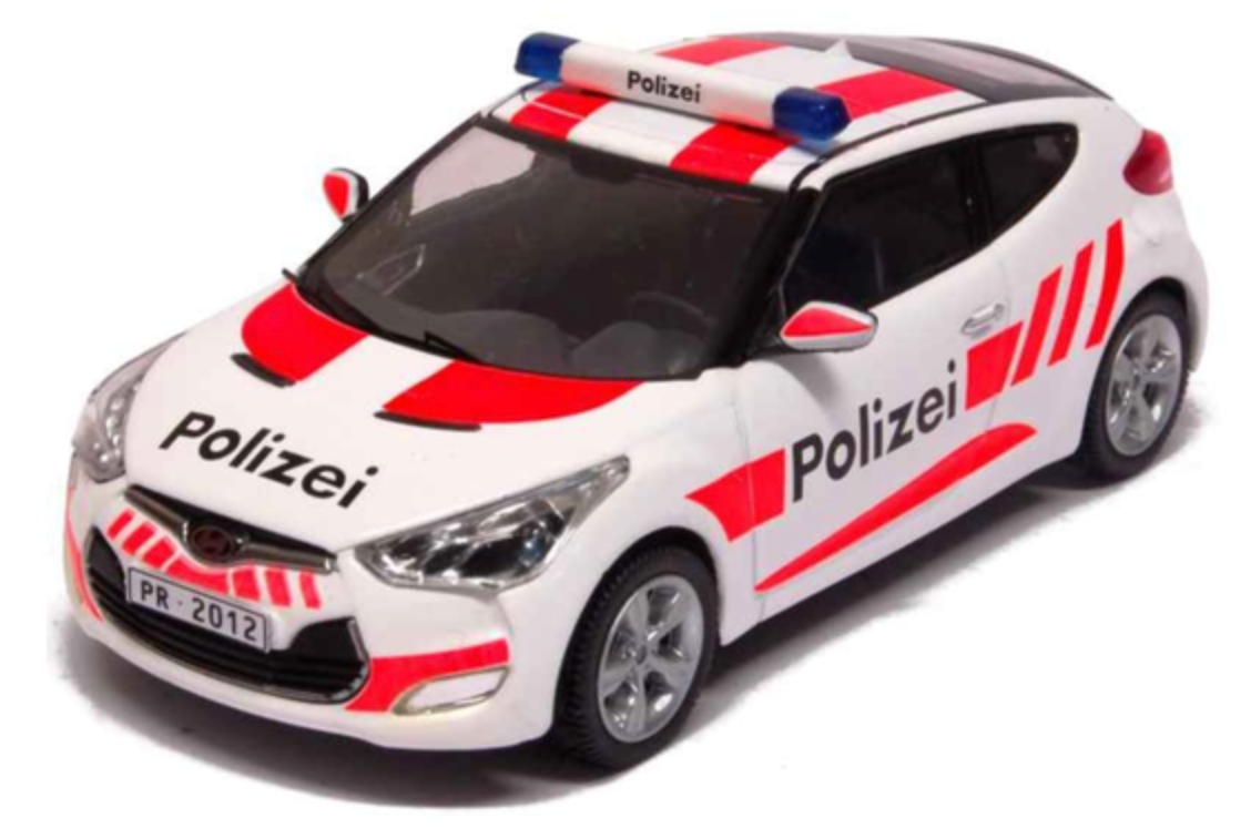 HYUNDAI VELOSTER SWISS POLIZEI - PREMIUMX