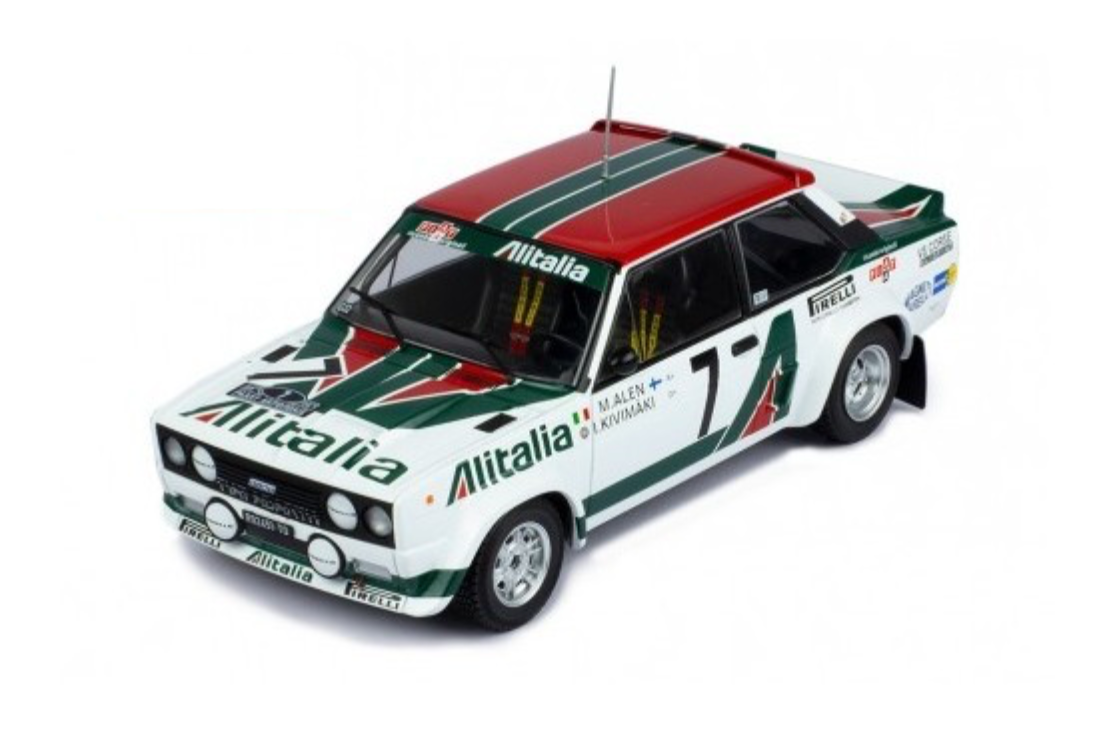 FIAT 131 ABARTH ALITALIA GR.4 RALLY ACROPOLIS - IXO MODELS