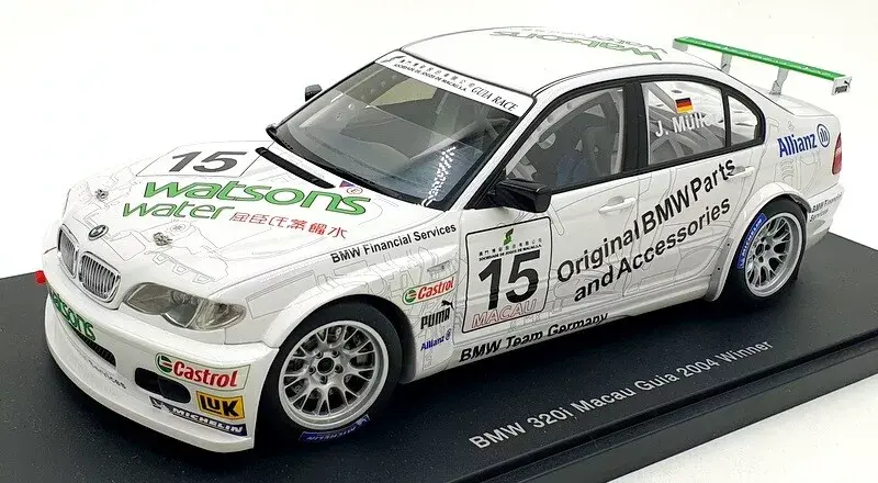 BMW 320i E46 #15 WINNER MACAU GUIA RACE - AUTOART