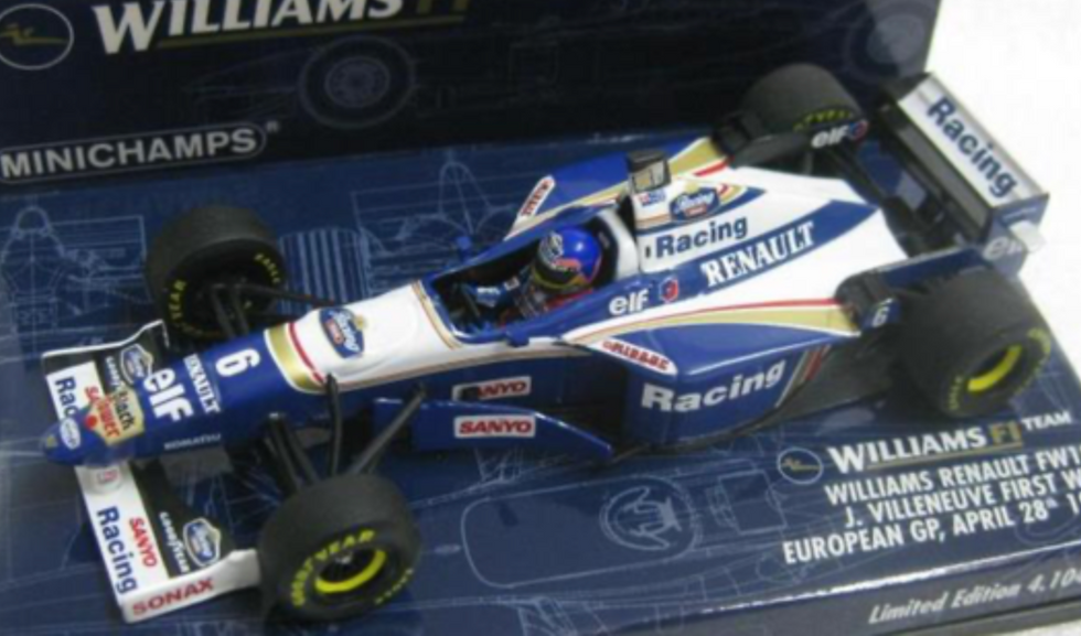 WILLIAMS RENAULT FW18 #6 FIRST WIN - MINICHAMPS