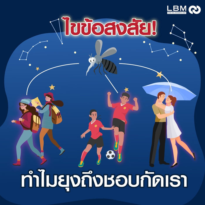 ไขข้อสงสัย ทำไมยุงถึงชอบกัดเรา