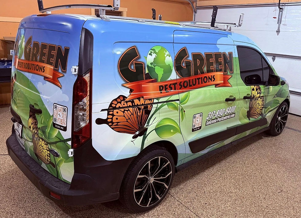 Go Green Pest Solutions Van