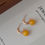 Thumbnail: Lakabawa jewelry S925 sterling silver plated with 18k real gold｜Amber earrings