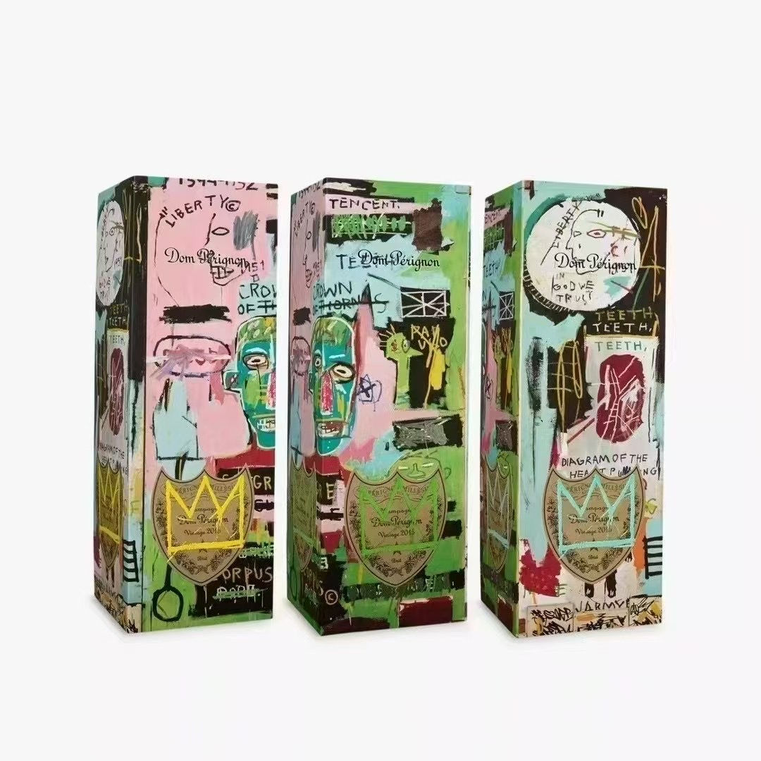 Dom Pérignon x Jean-Michel Basquiat artist champagne