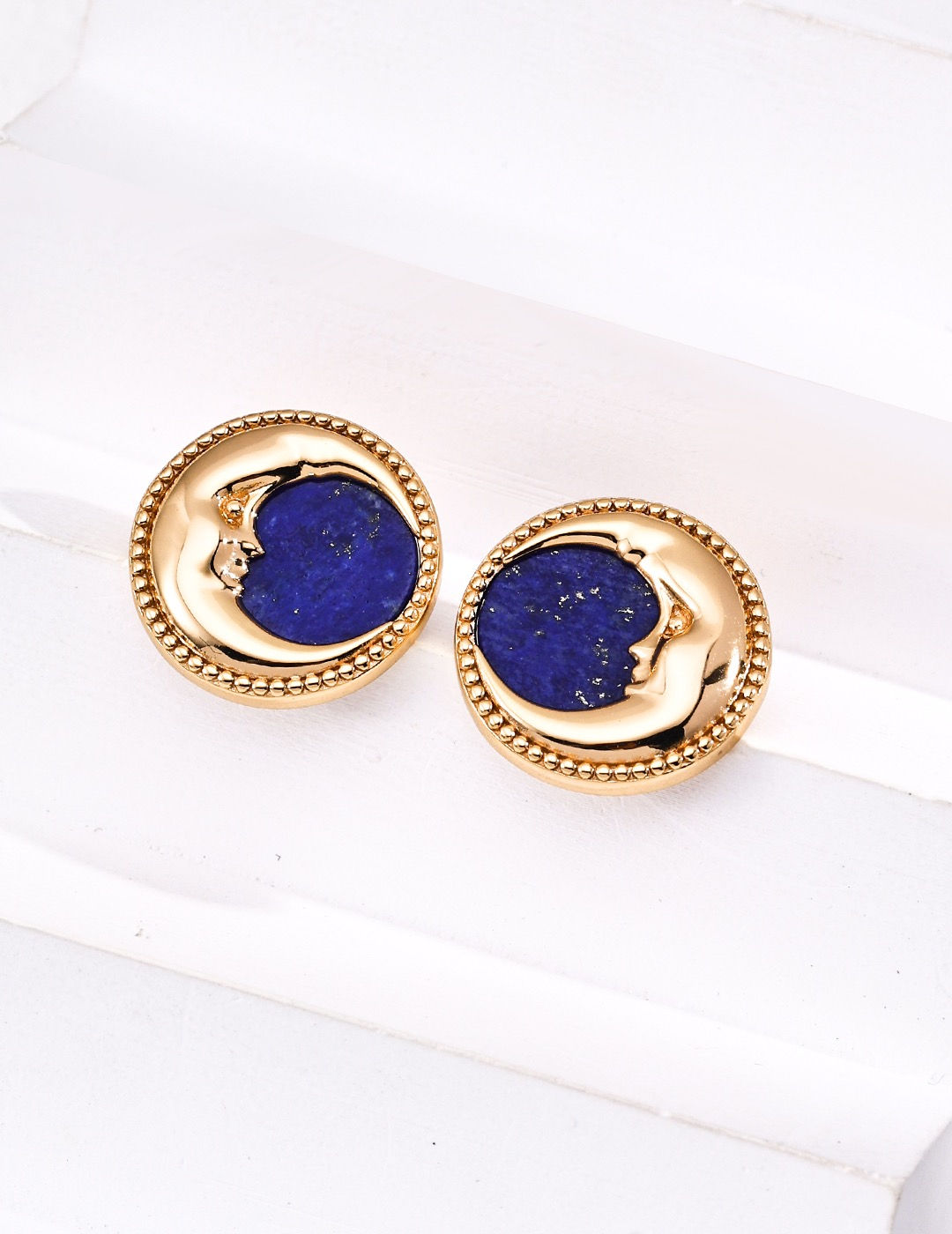 Lakabawa jewelry S925 silver design vintage lapis lazuli earrings