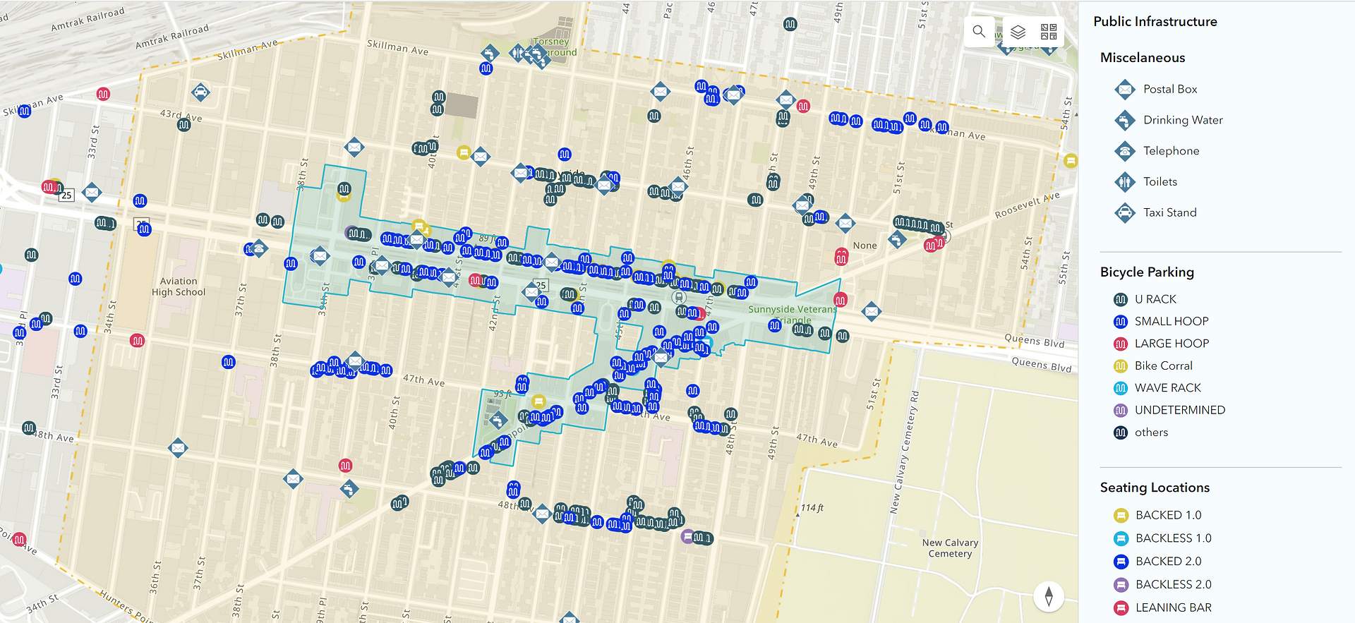North Arrow - Public Infrastructure Map